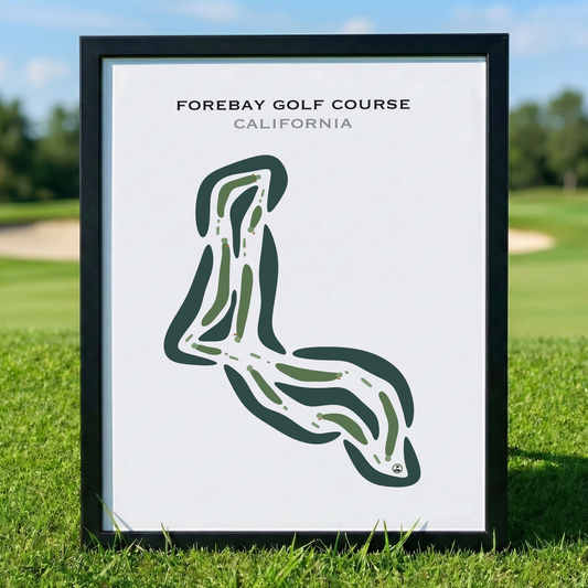 Forebay Golf Course, California - Printed Golf Courses