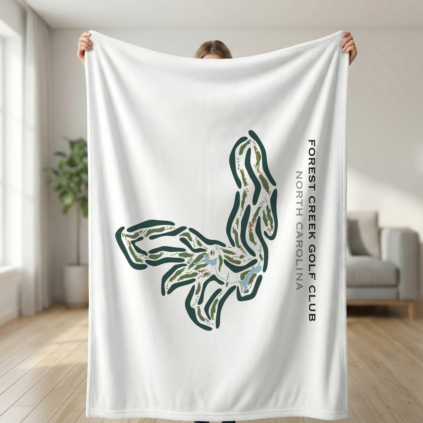 Forest Creek Golf Club, North Carolina - Printed Golf Courses