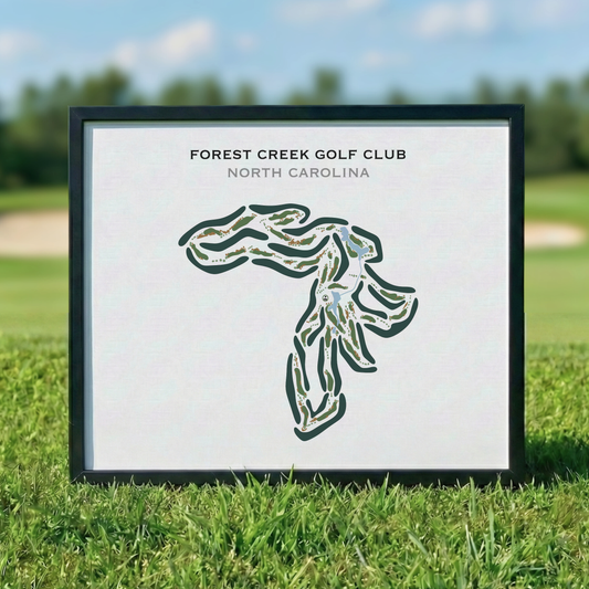 Forest Creek Golf Club, North Carolina - Printed Golf Courses