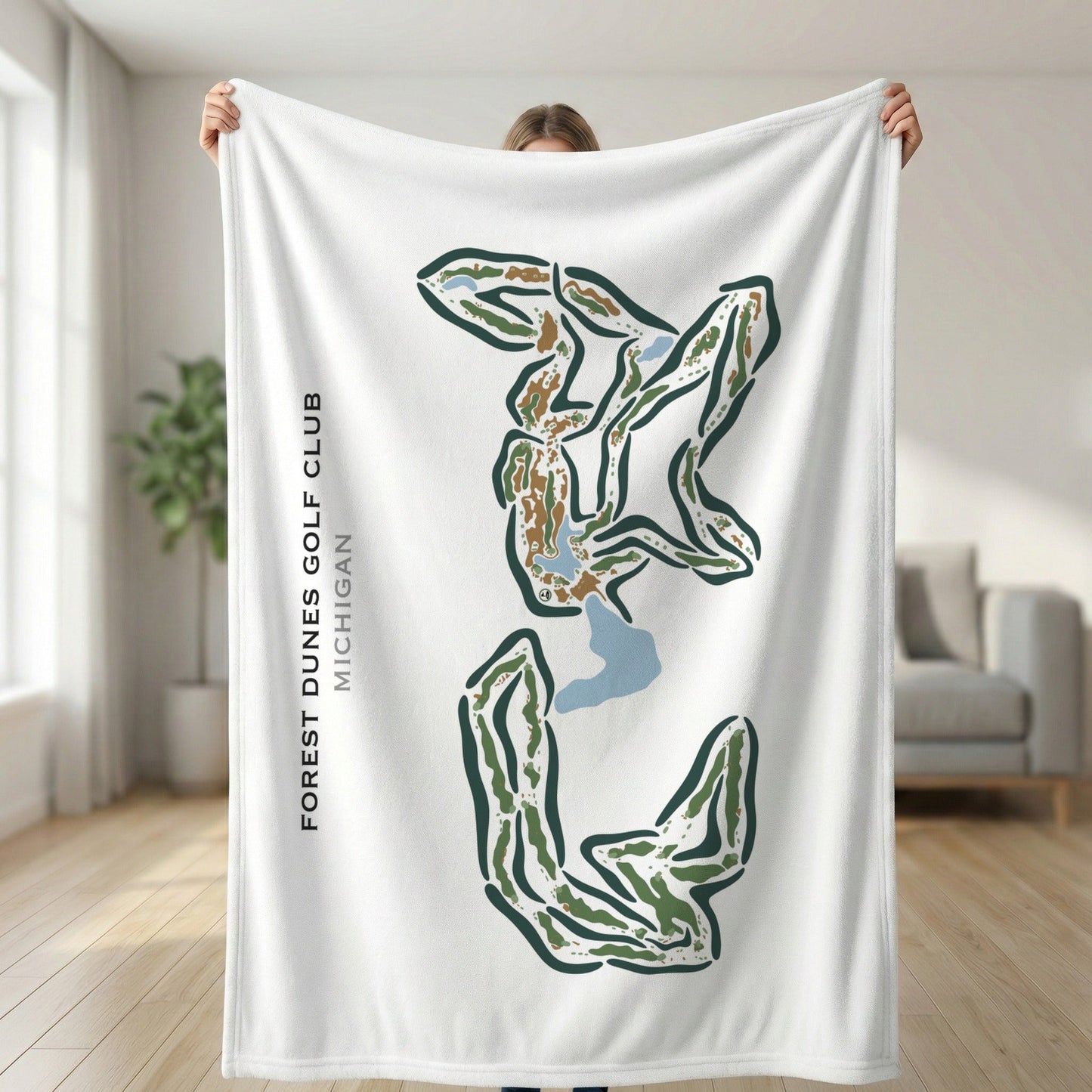 Forest Dunes Golf Club, Michigan - Printed Golf Courses