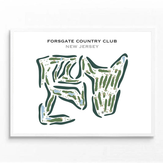 Forsgate Country Club, New Jersey - Printed Golf Course