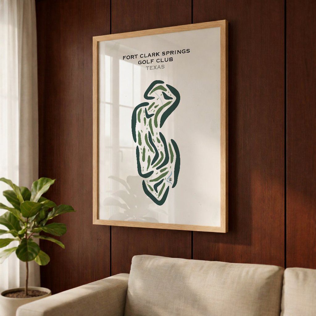 Fort Clark Springs Golf Club, Texas - Printed Golf Courses