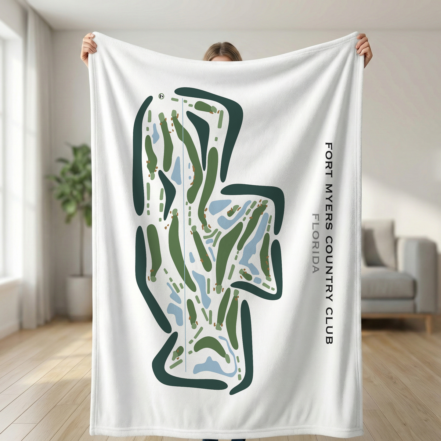 Fort Myers Country Club, Florida - Printed Golf Courses