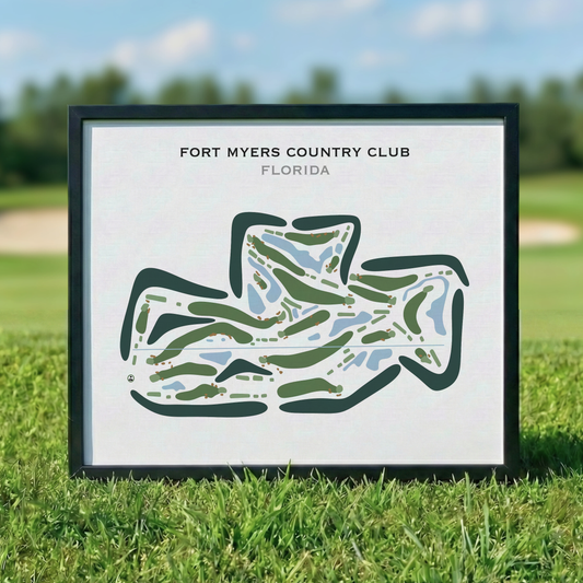 Fort Myers Country Club, Florida - Printed Golf Courses
