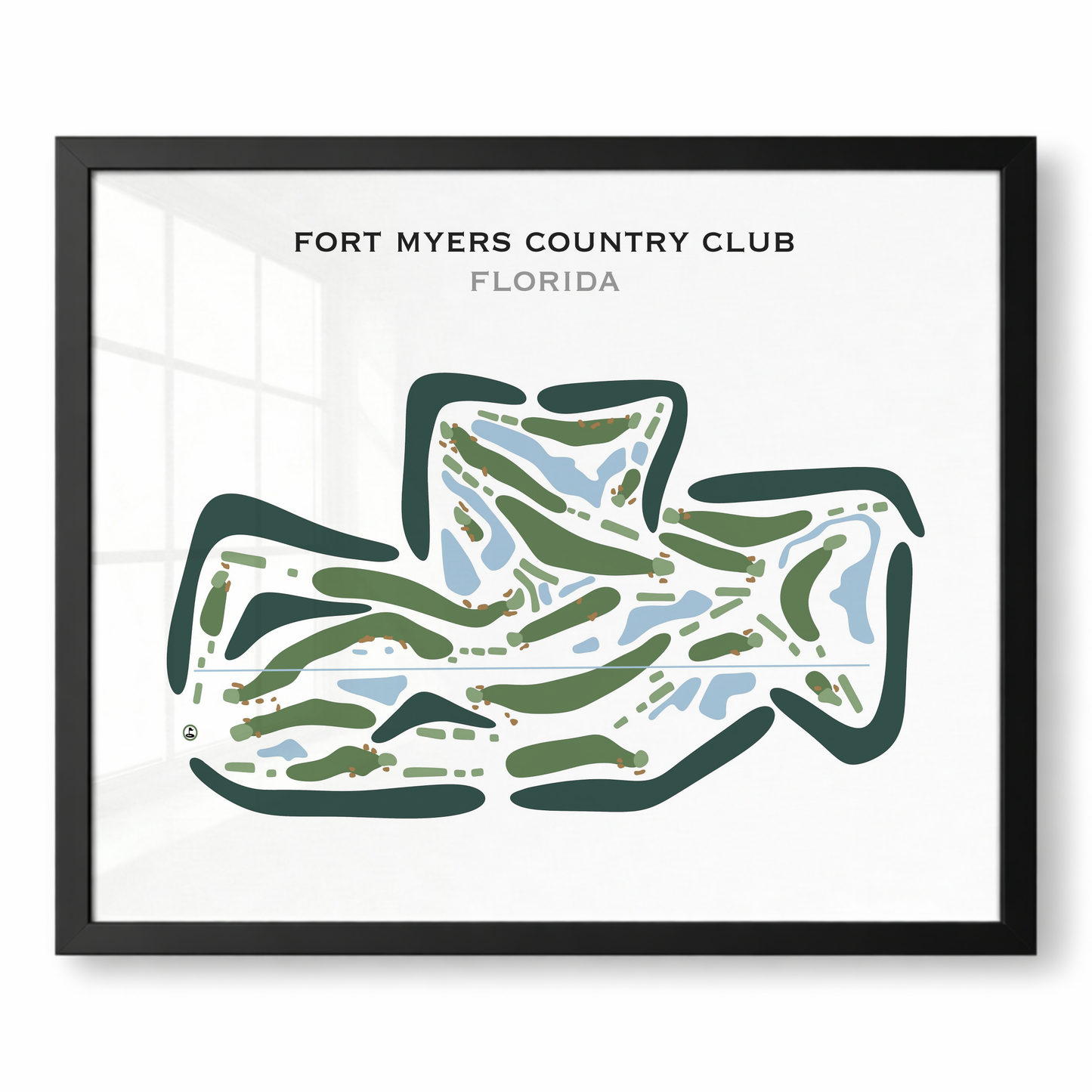 Fort Myers Country Club, Florida - Printed Golf Courses