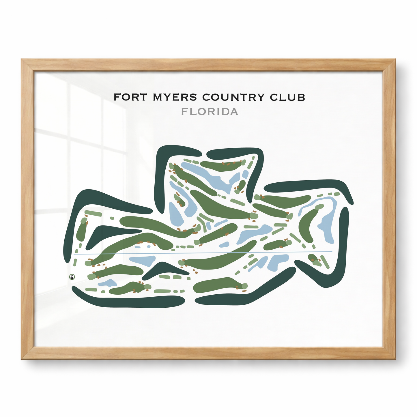 Fort Myers Country Club, Florida - Printed Golf Courses