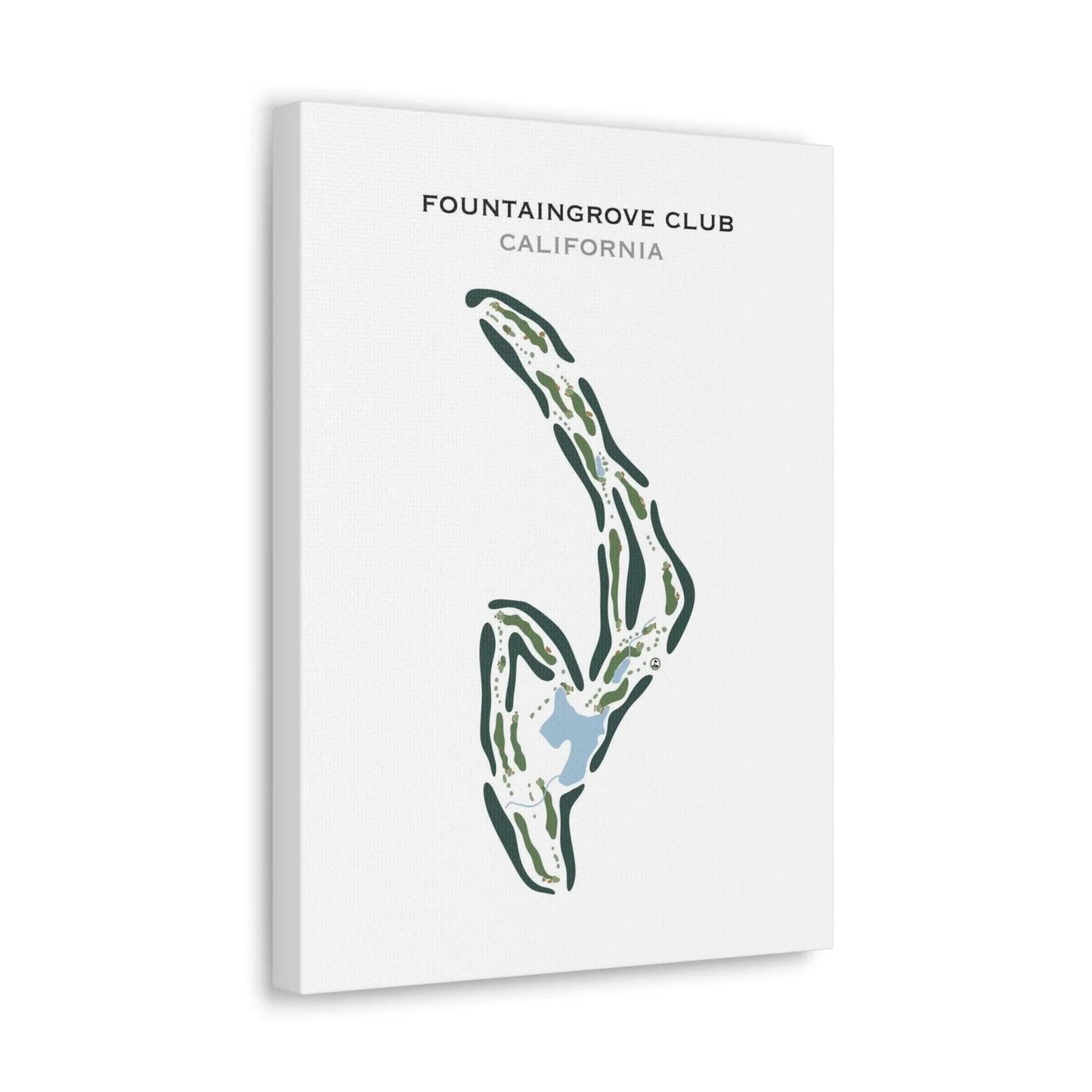 Fountaingrove Club, California - Printed Golf Course