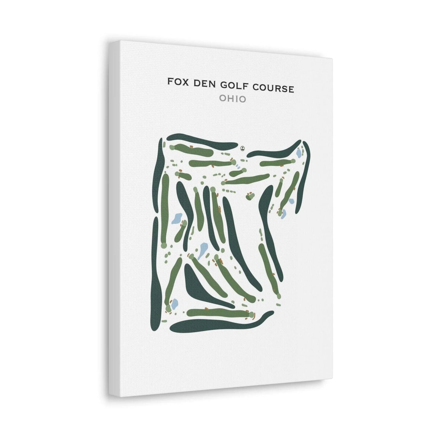 Fox Den Golf Course, Ohio - Printed Golf Course