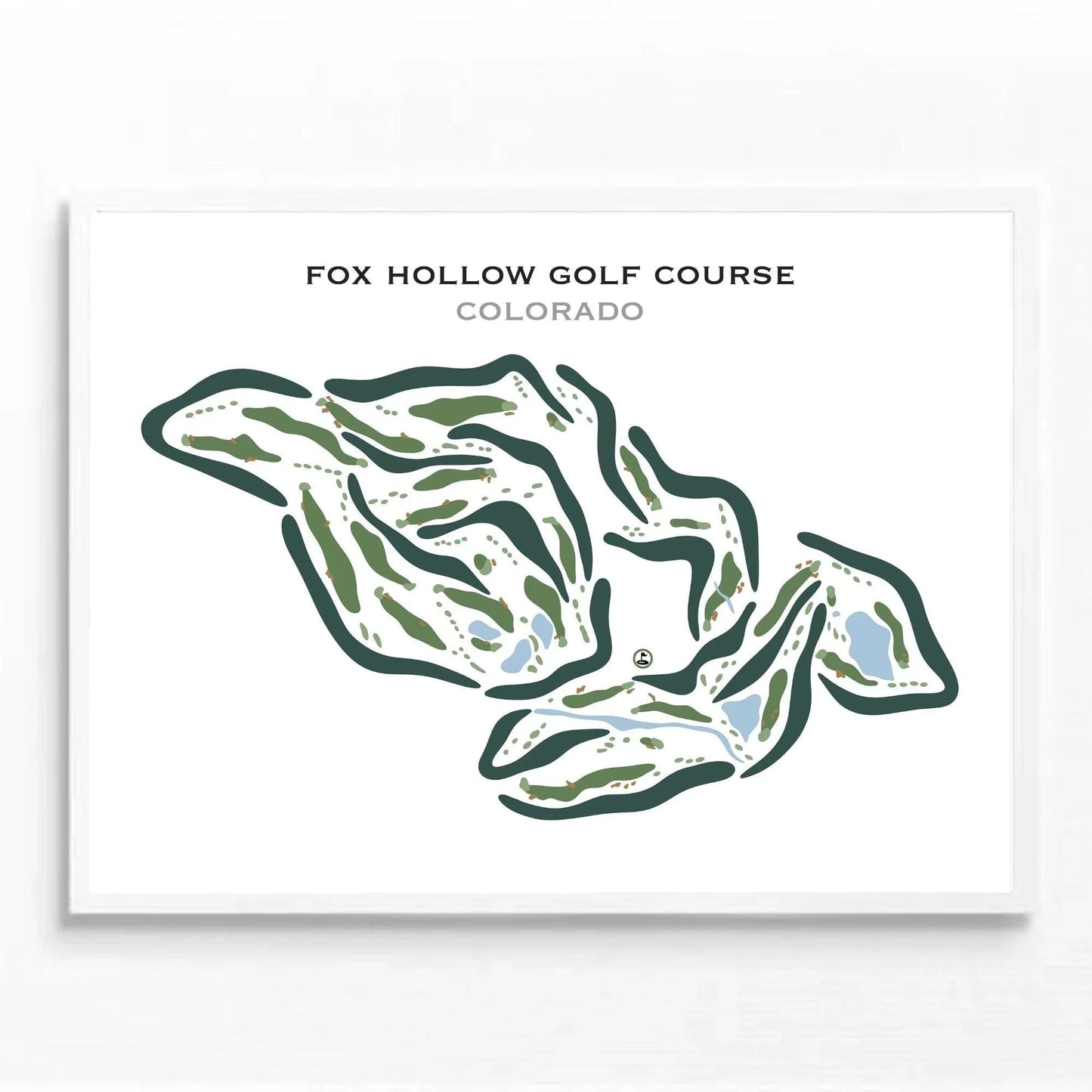 Fox Hollow Golf Course, Colorado - Printed Golf Course