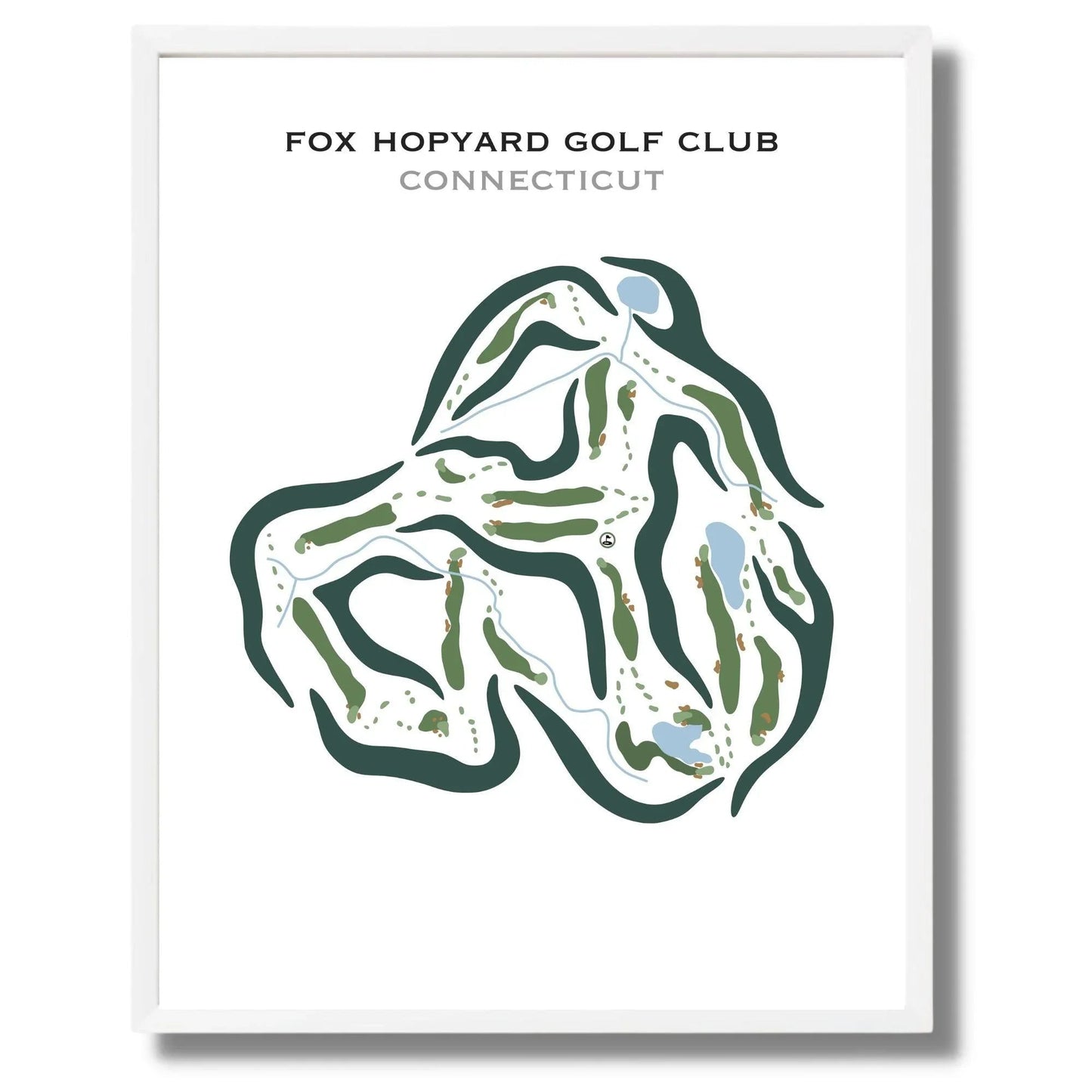 Fox Hopyard Golf Club, Connecticut - Printed Golf Courses