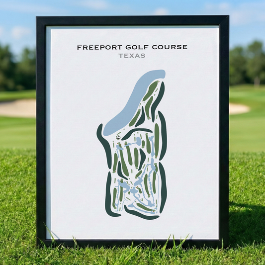 Freeport Golf Course, Texas - Printed Golf Courses