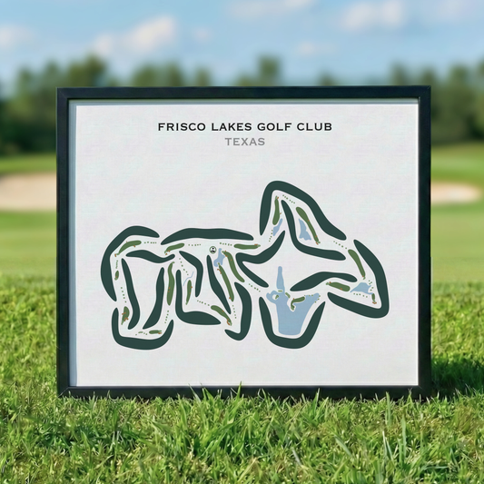 Frisco Lakes Golf Club, Texas - Printed Golf Courses