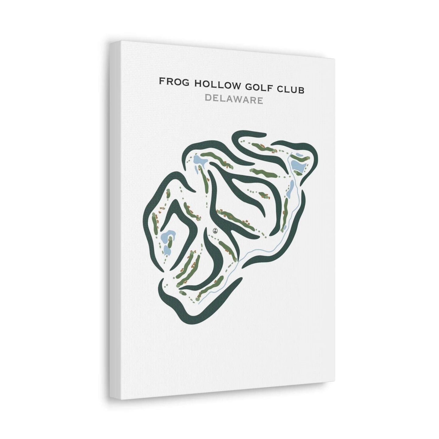 Frog Hollow Golf Club, Delaware - Printed Golf Courses