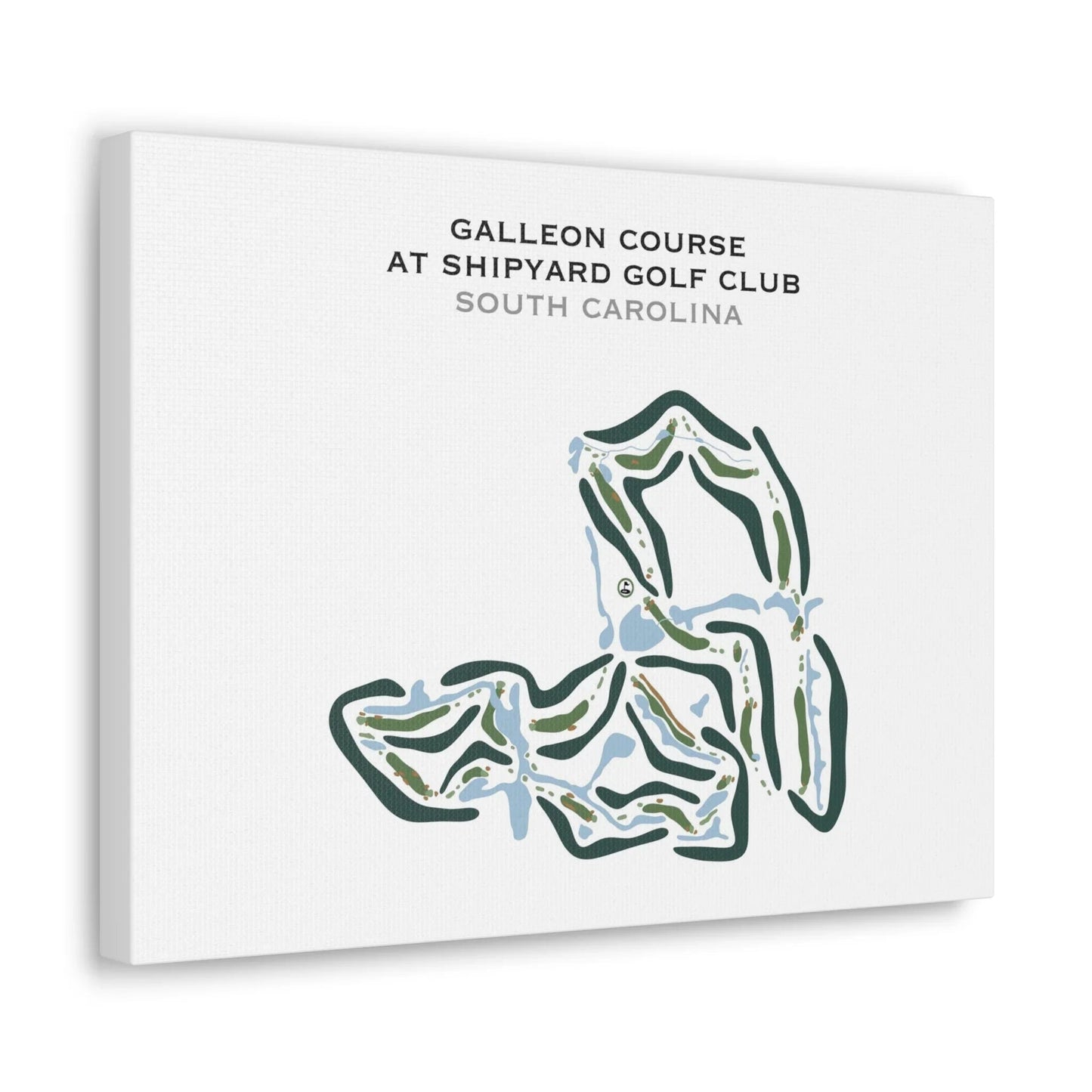 Galleon Course at Shipyard Golf Club, South Carolina - Printed Golf Courses
