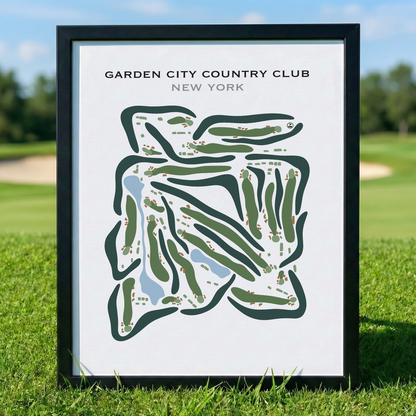Garden City Country Club, New York - Printed Golf Courses