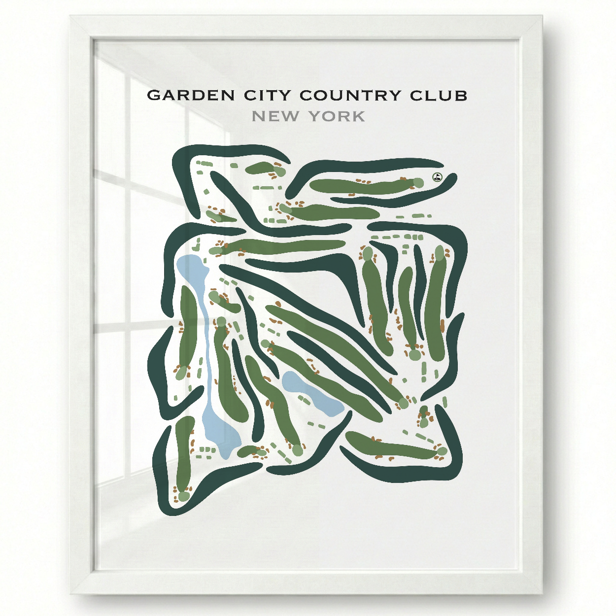 Garden City Country Club, New York - Printed Golf Courses