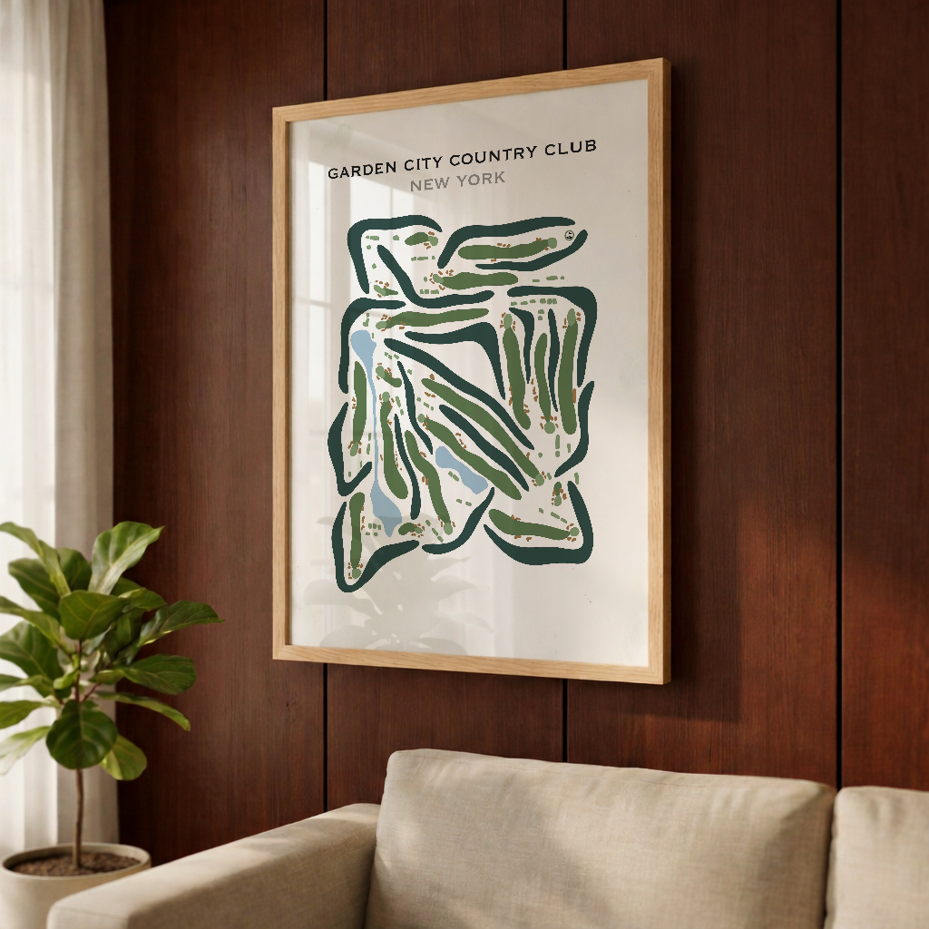 Garden City Country Club, New York - Printed Golf Courses