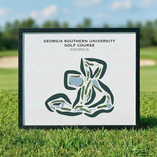 Georgia Southern University Golf Course, Georgia - Printed Golf Courses