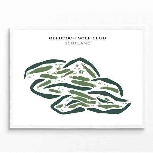 Gleddoch Golf Club, Scotland - Printed Golf Courses