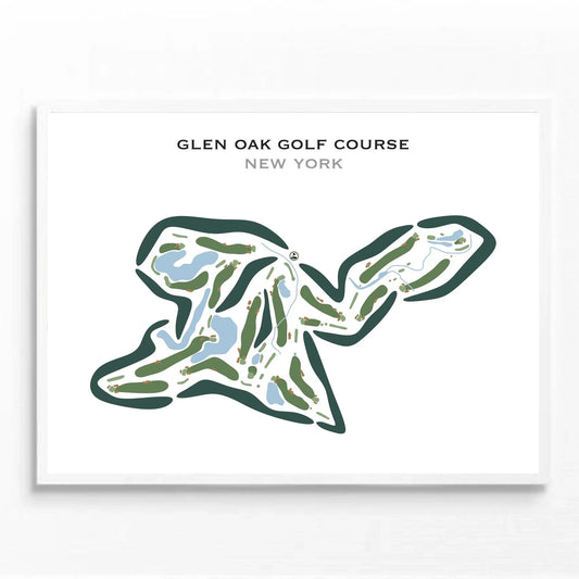 Glen Oaks Golf Course, New York (Landscape) - Printed Golf Courses