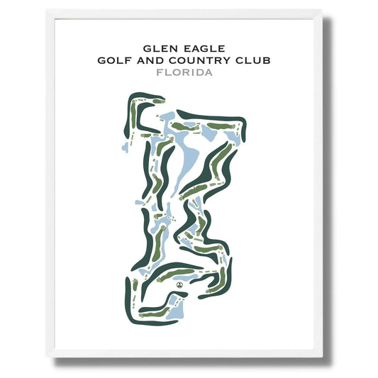 Glen Eagle Golf & Country Club, Florida - Printed Golf Course