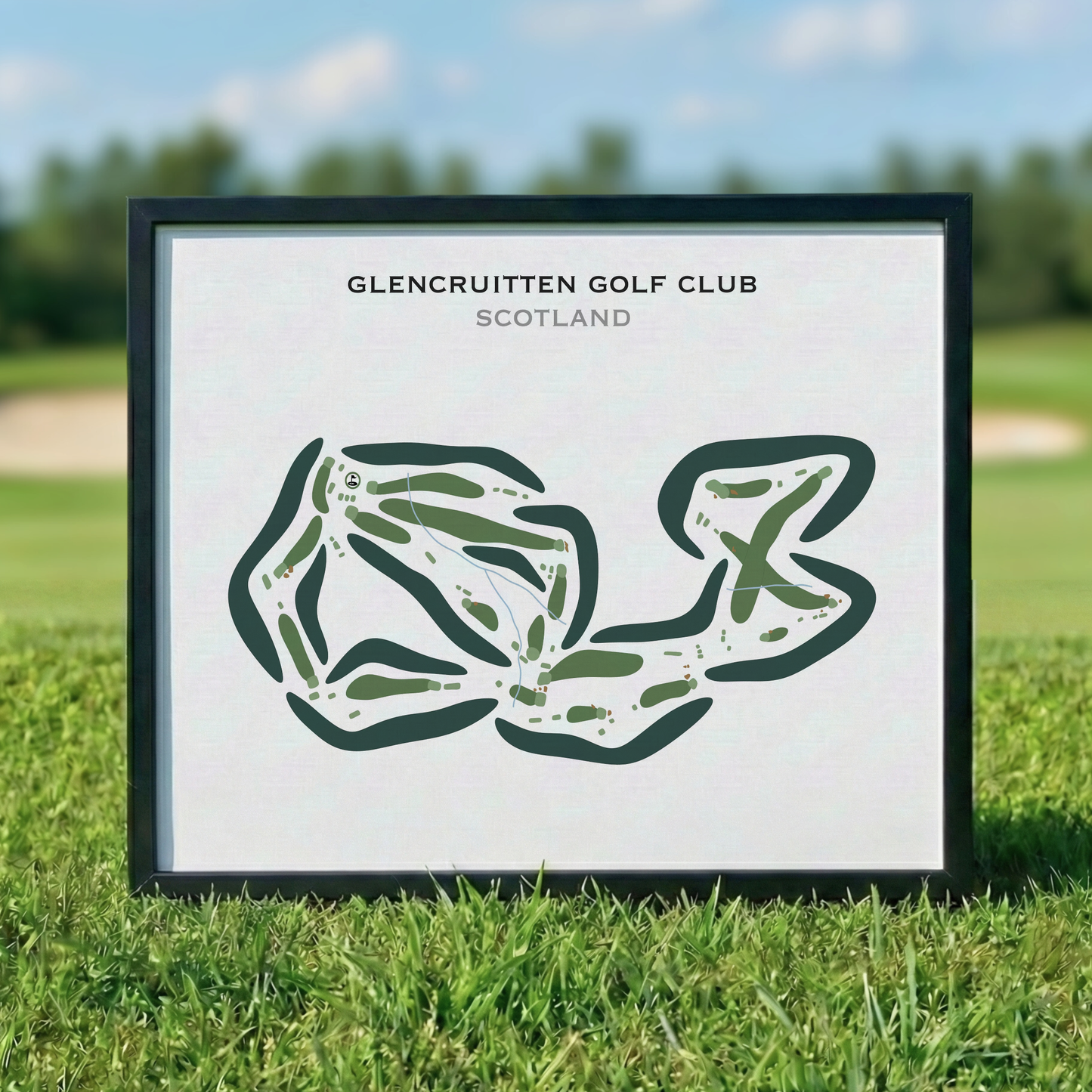 Glencruitten Golf Club, Scotland - Printed Golf Courses