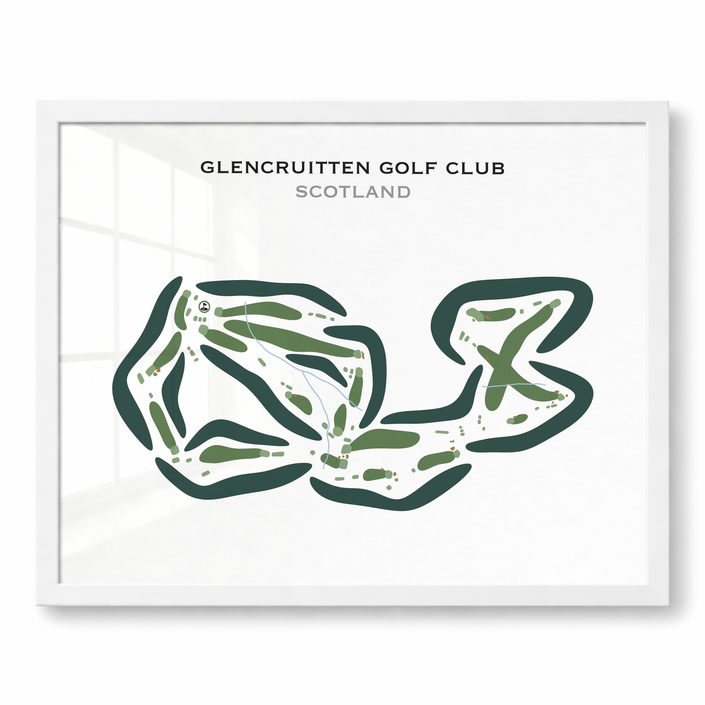 Glencruitten Golf Club, Scotland - Printed Golf Courses