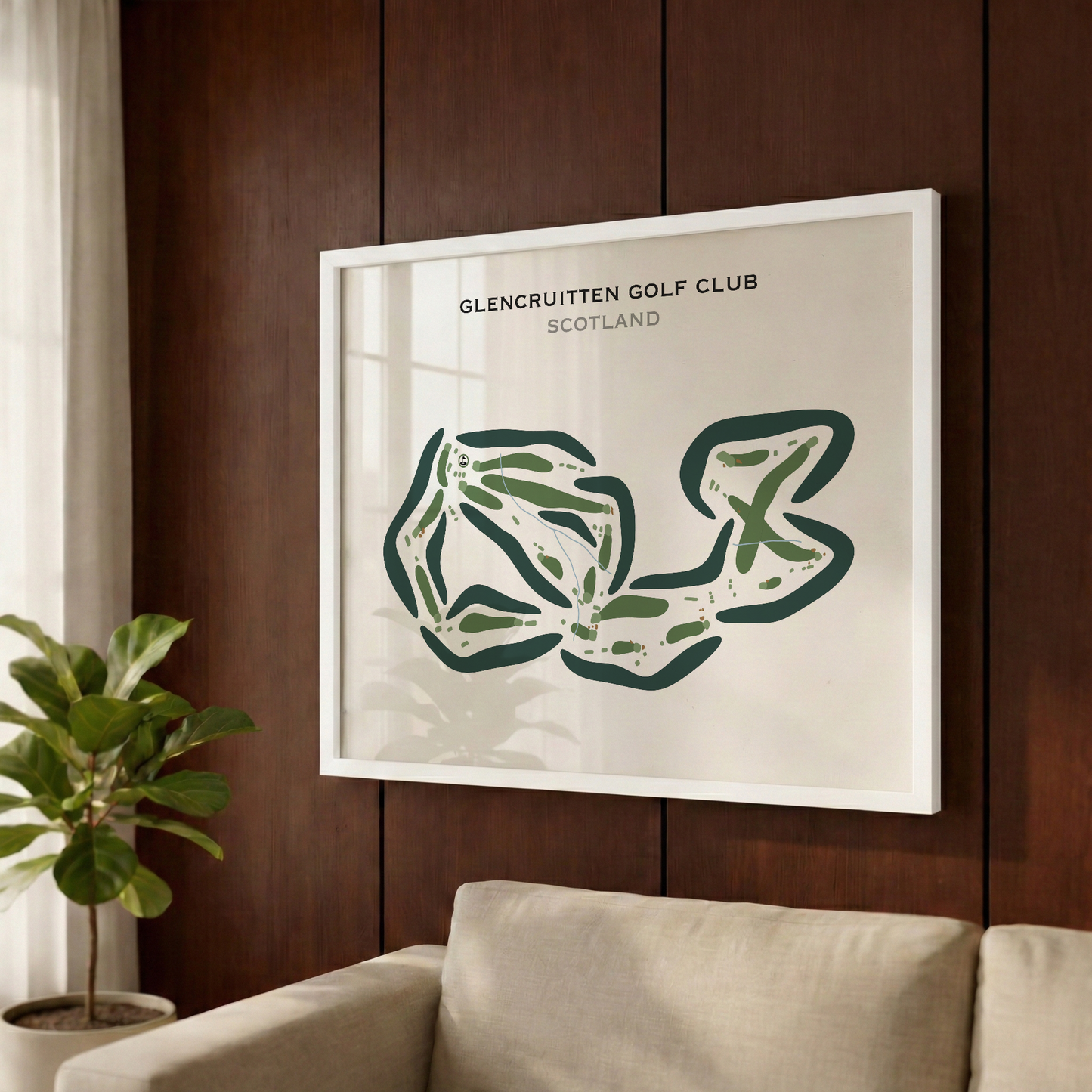 Glencruitten Golf Club, Scotland - Printed Golf Courses