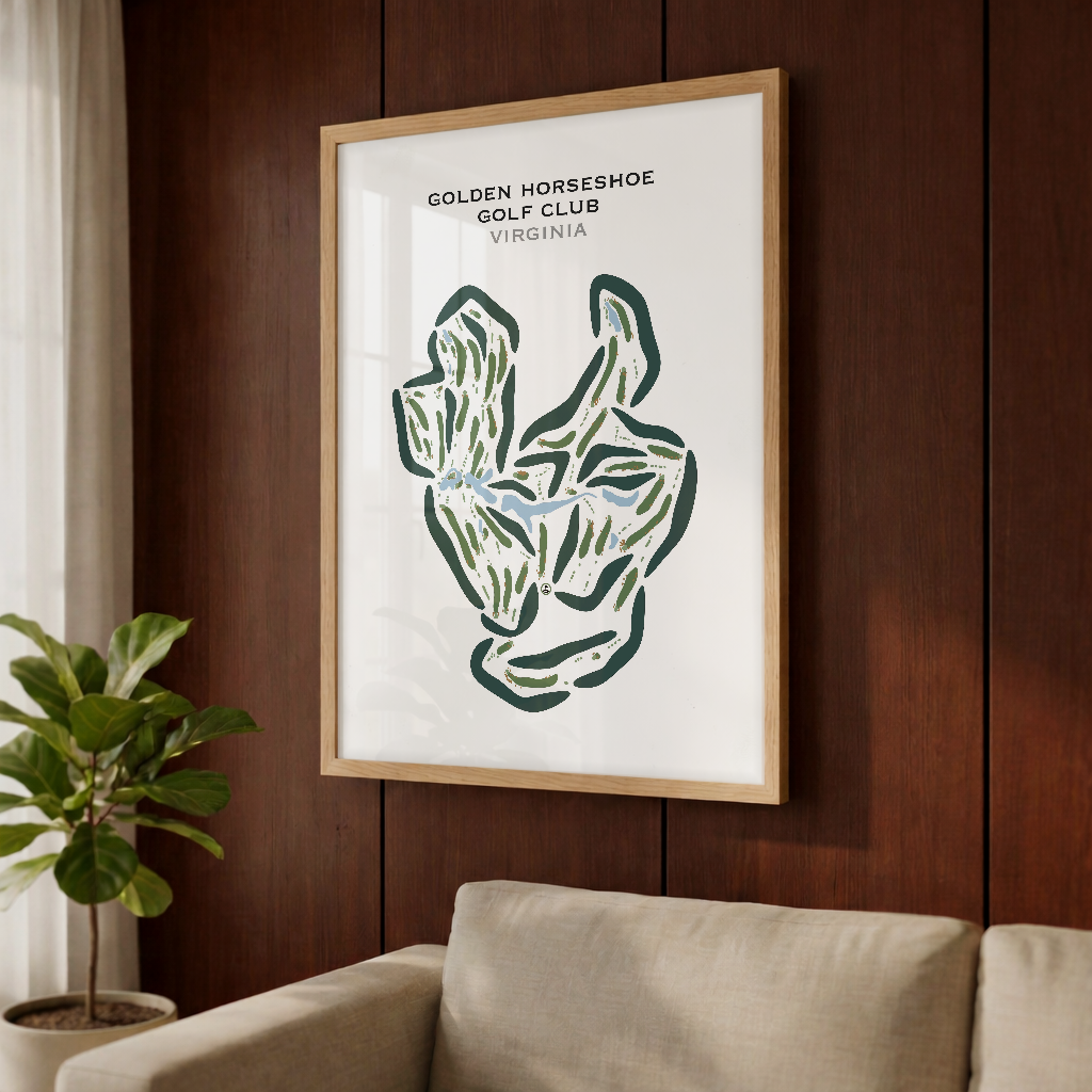 Golden Horseshoe Golf Club, Virginia - Printed Golf Courses