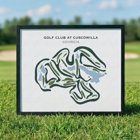 Golf Club at Cuscowilla, Georgia - Printed Golf Courses