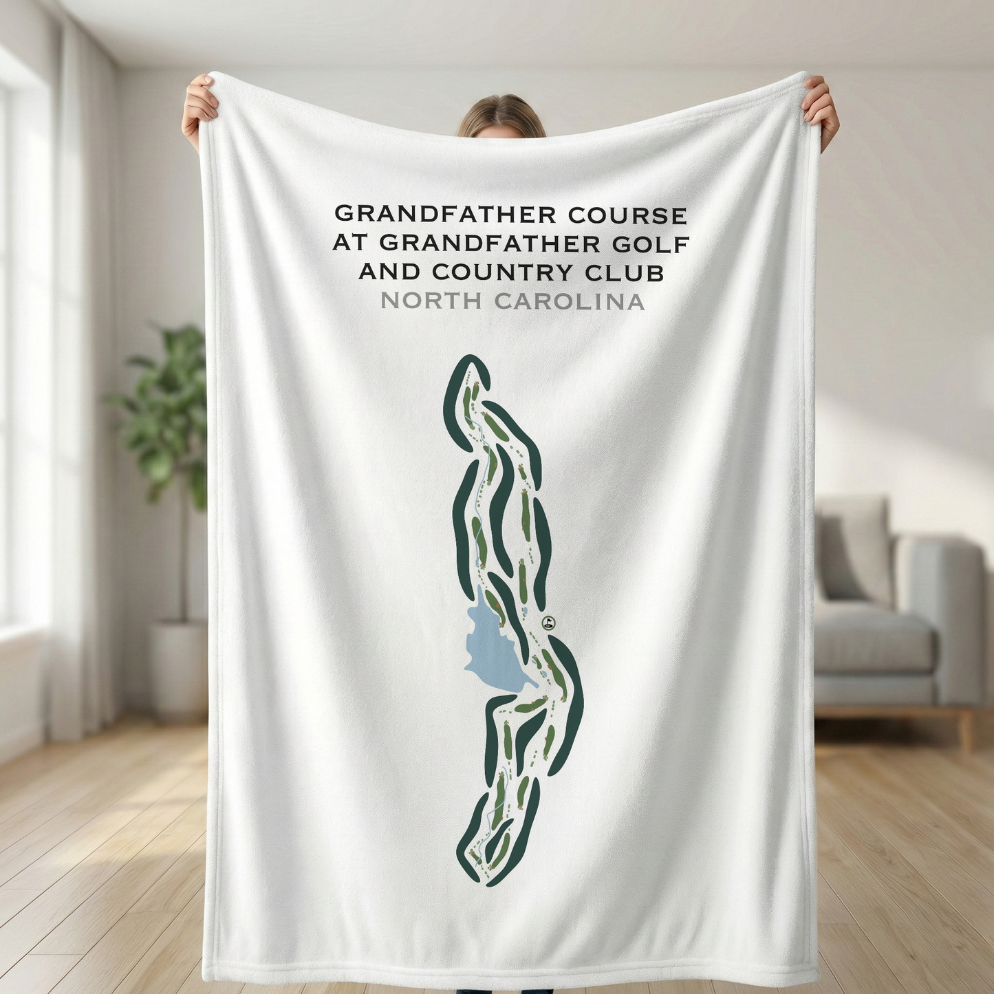 Grandfather Course at Grandfather Golf & Country Club, North Carolina - Printed Golf Courses