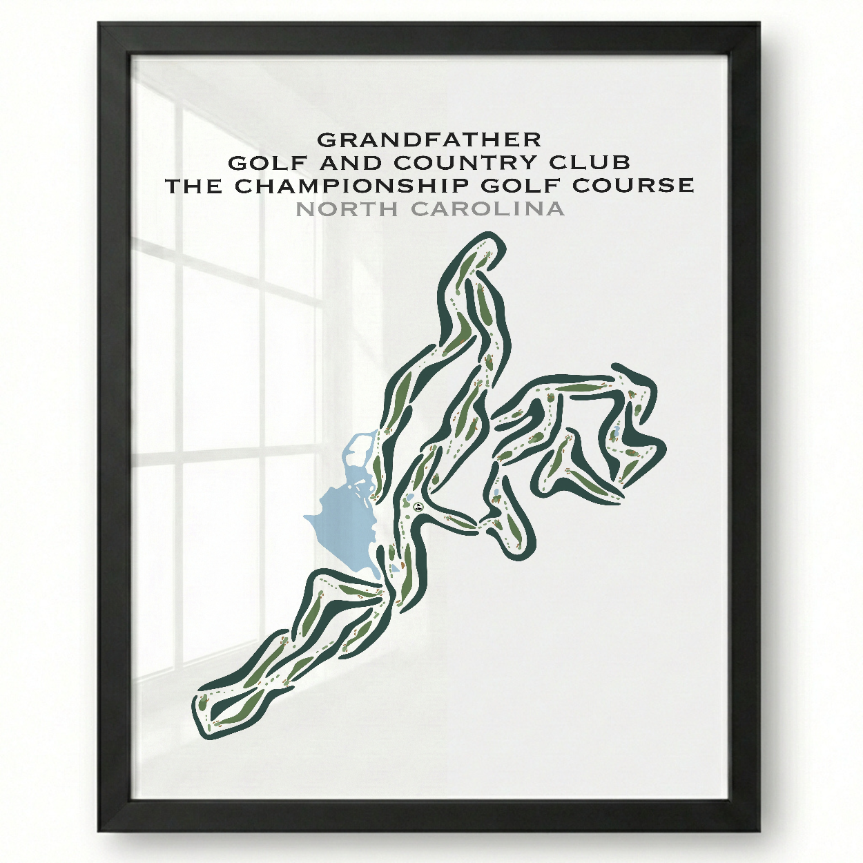 Grandfather Golf & Country Club, The Championship Golf Course, North Carolina - Printed Golf Courses