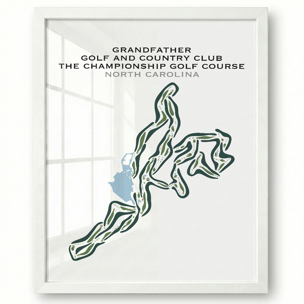 Grandfather Golf & Country Club, The Championship Golf Course, North Carolina - Printed Golf Courses