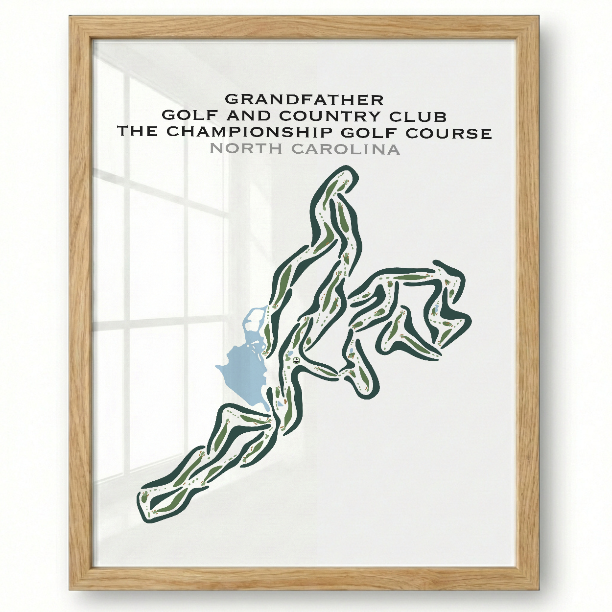 Grandfather Golf & Country Club, The Championship Golf Course, North Carolina - Printed Golf Courses