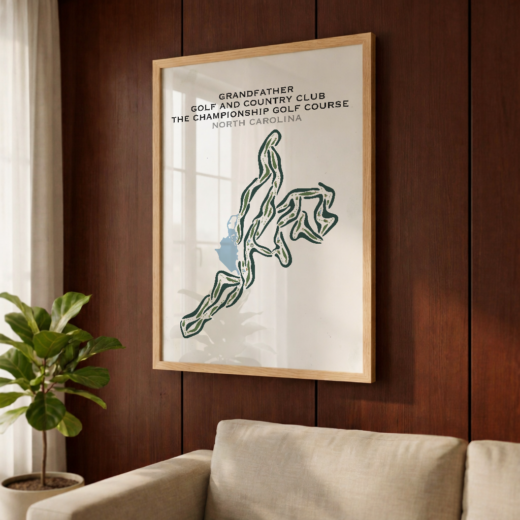 Grandfather Golf & Country Club, The Championship Golf Course, North Carolina - Printed Golf Courses