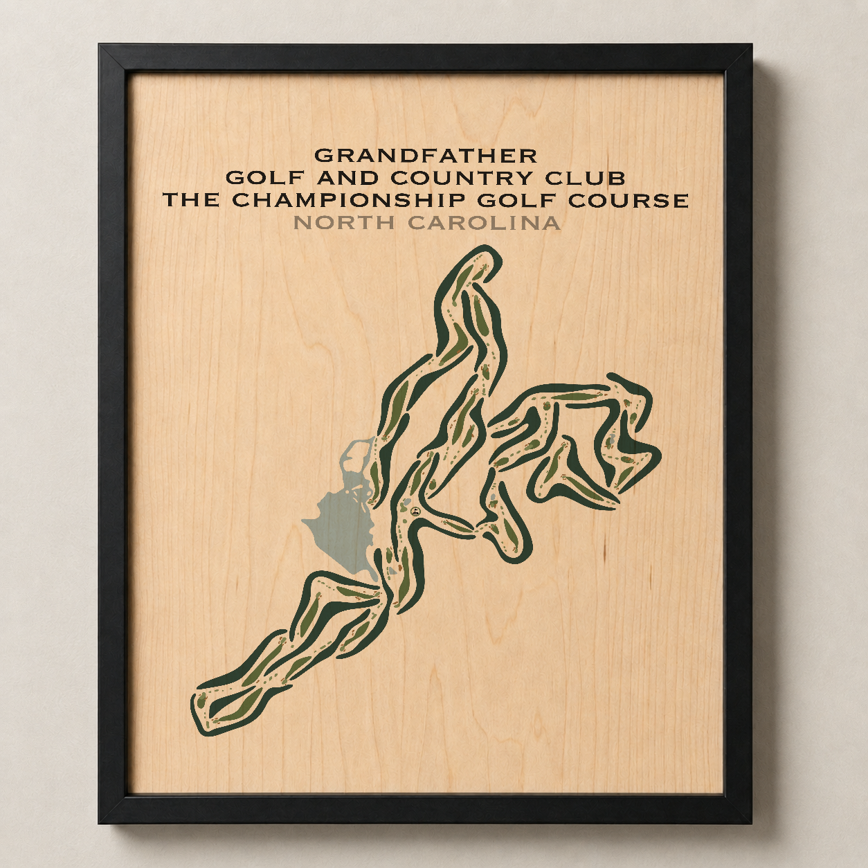 Grandfather Golf & Country Club, The Championship Golf Course, North Carolina - Printed Golf Courses