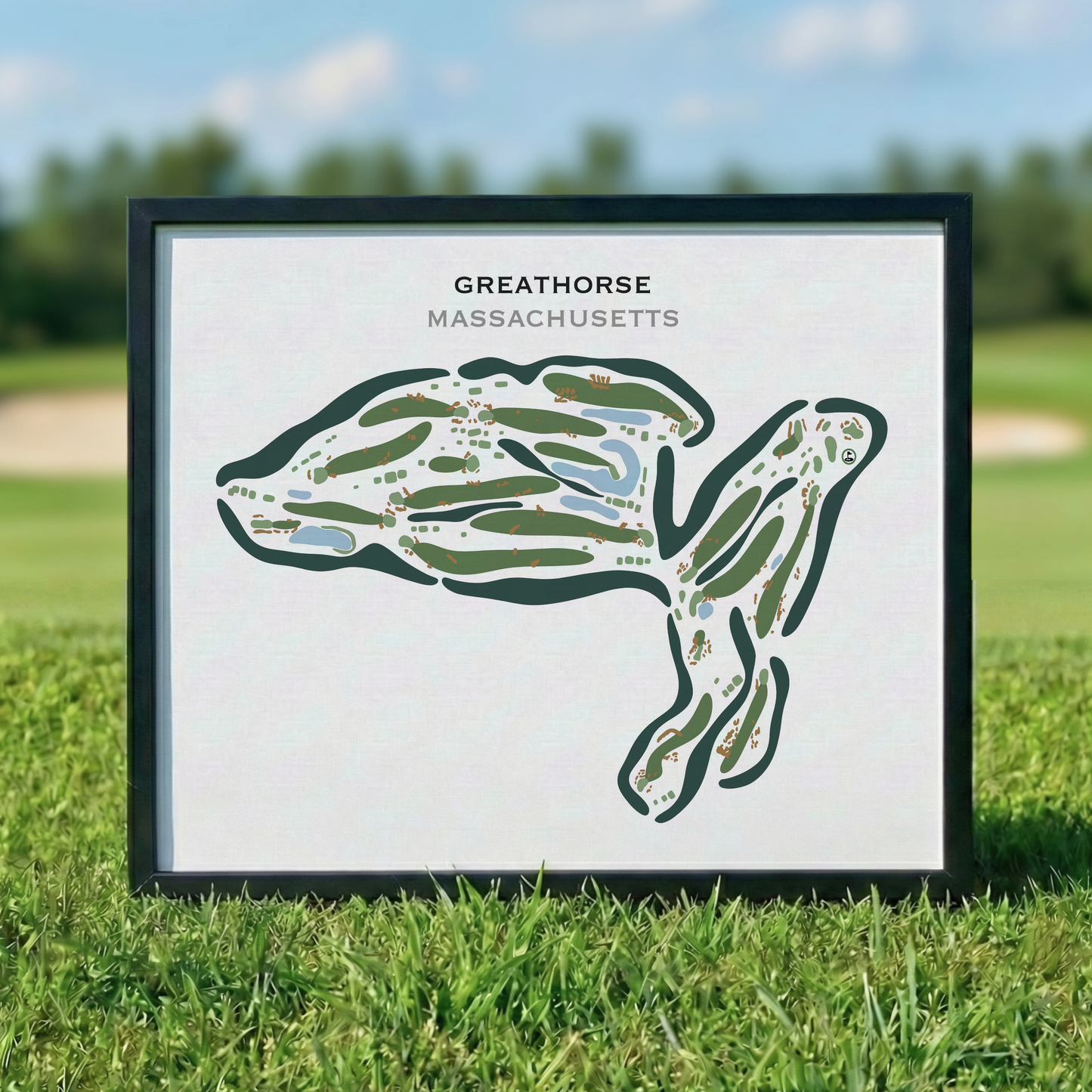 GreatHorse, Massachusetts - Printed Golf Courses