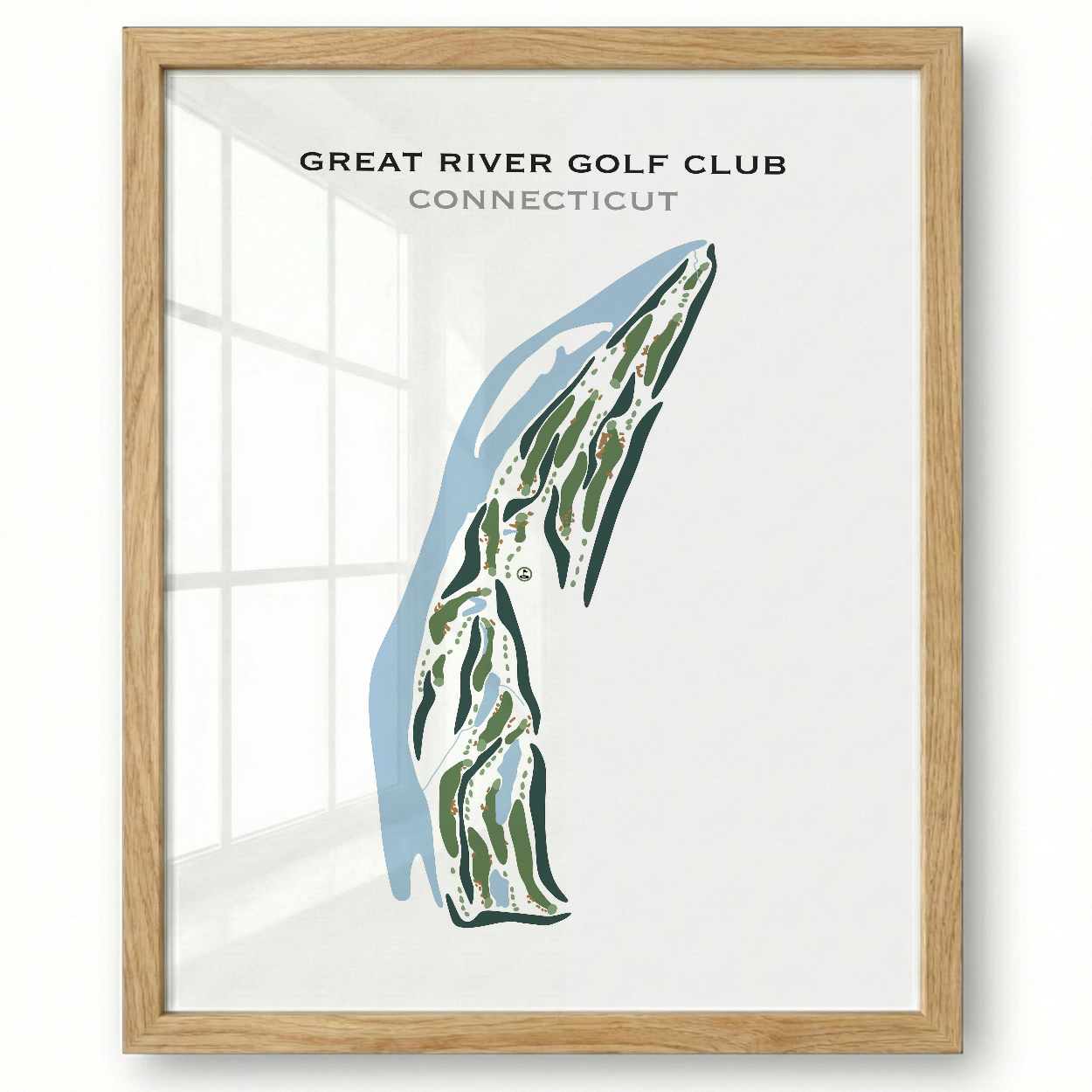 Great River Golf Club, Connecticut - Printed Golf Courses