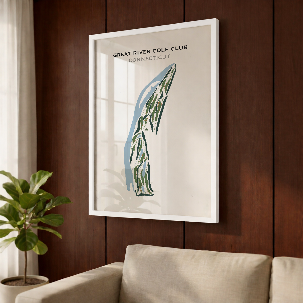 Great River Golf Club, Connecticut - Printed Golf Courses