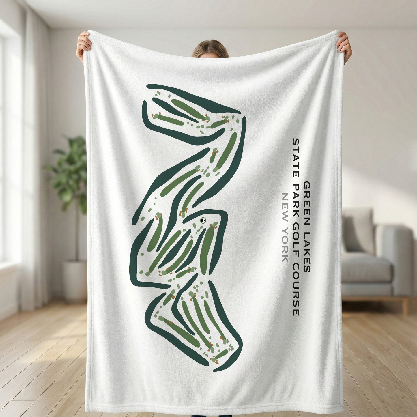 Green Lakes State Park, New York - Printed Golf Courses