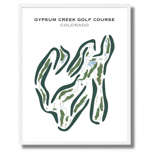 Gypsum Creek Golf Course, Colorado - Printed Golf Course