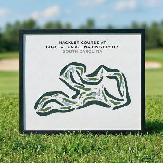 Hackler Course at Coastal Carolina University, South Carolina - Printed Golf Course