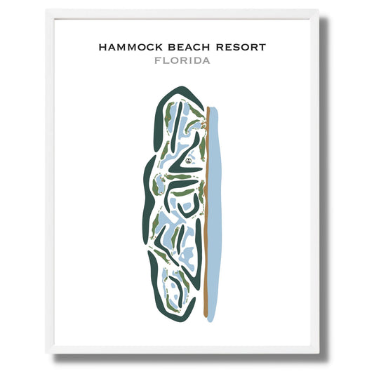 Hammock Beach Resort, Florida - Printed Golf Courses