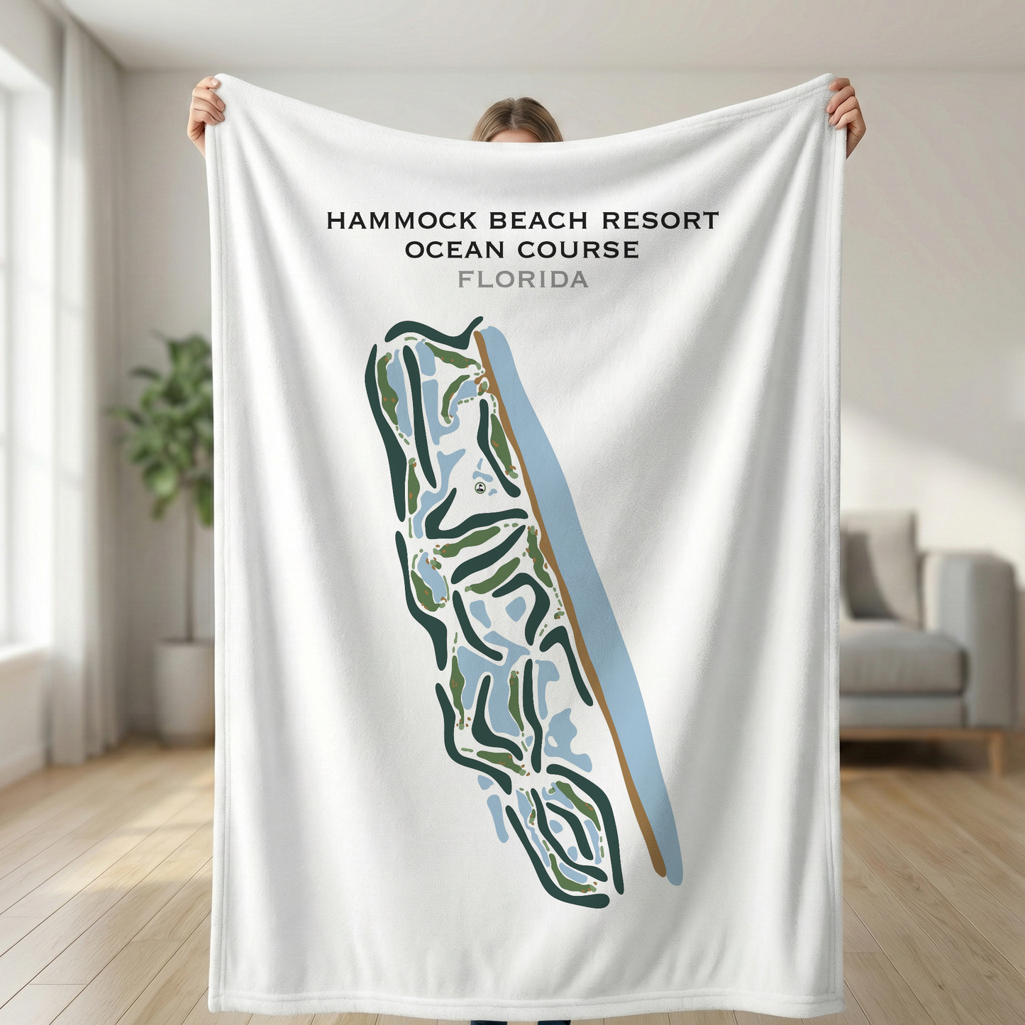 Hammock Beach Resort Ocean Course, Florida - Printed Golf Courses