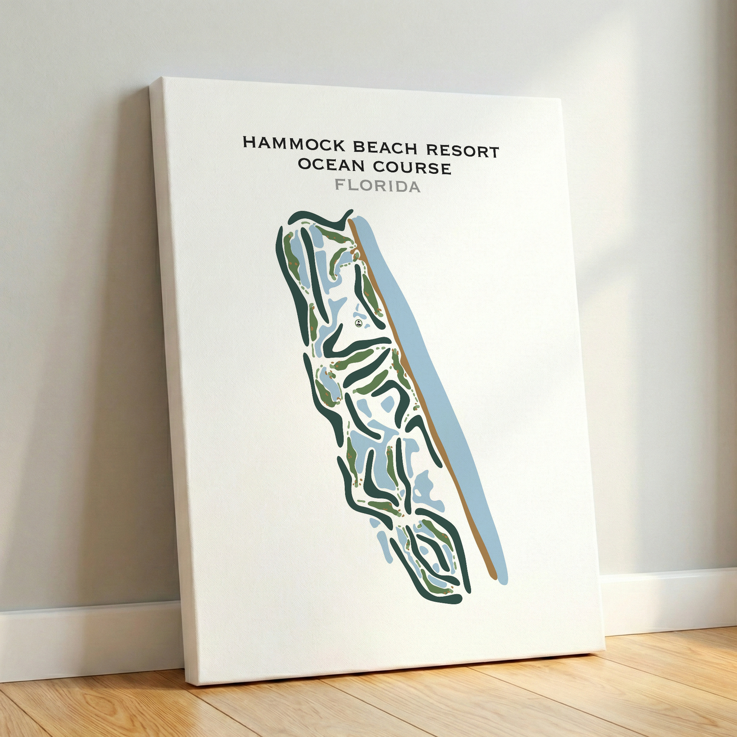 Hammock Beach Resort Ocean Course, Florida - Printed Golf Courses