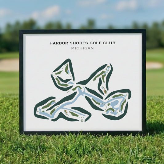 Harbor Shores Golf Club, Michigan - Printed Golf Courses