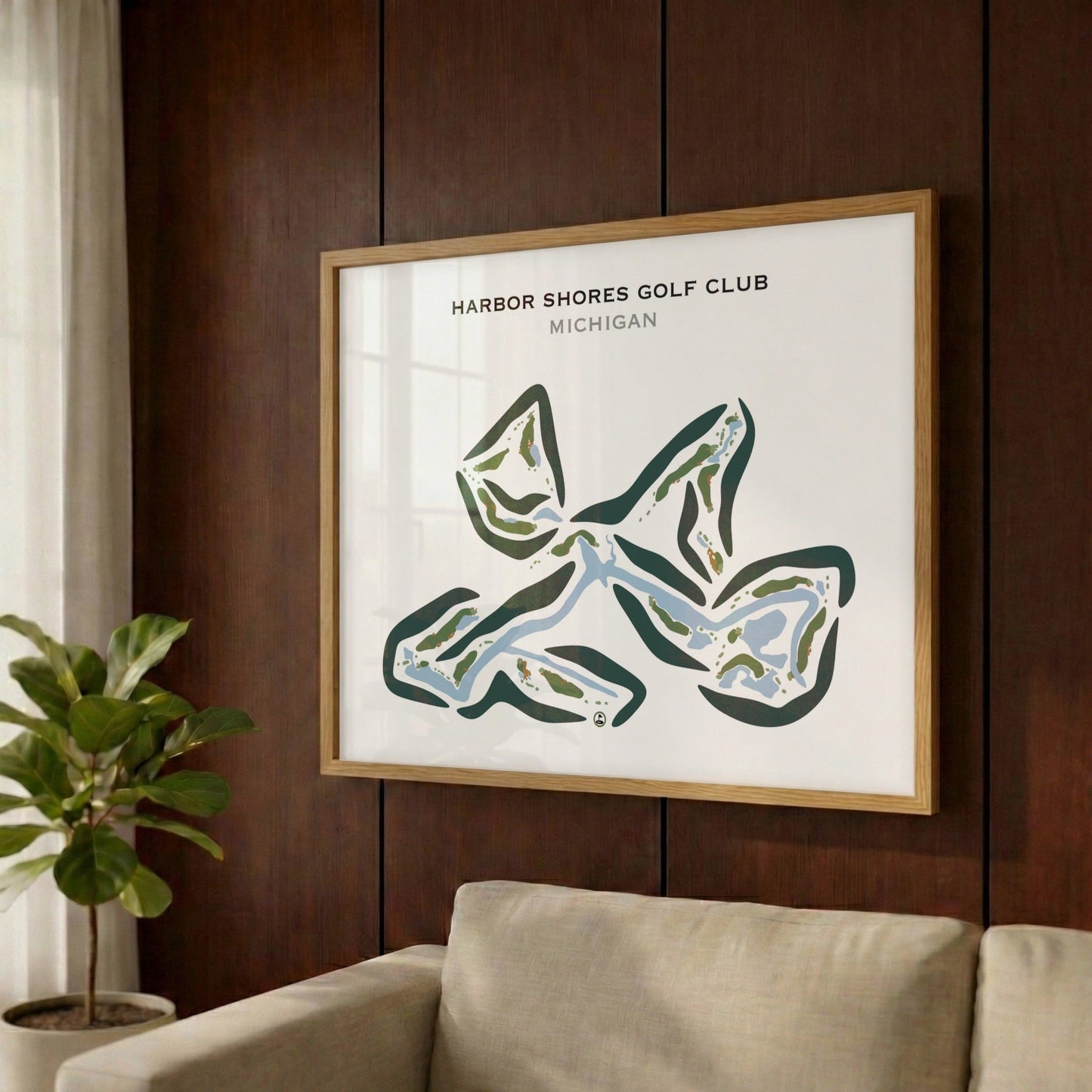 Harbor Shores Golf Club, Michigan - Printed Golf Courses