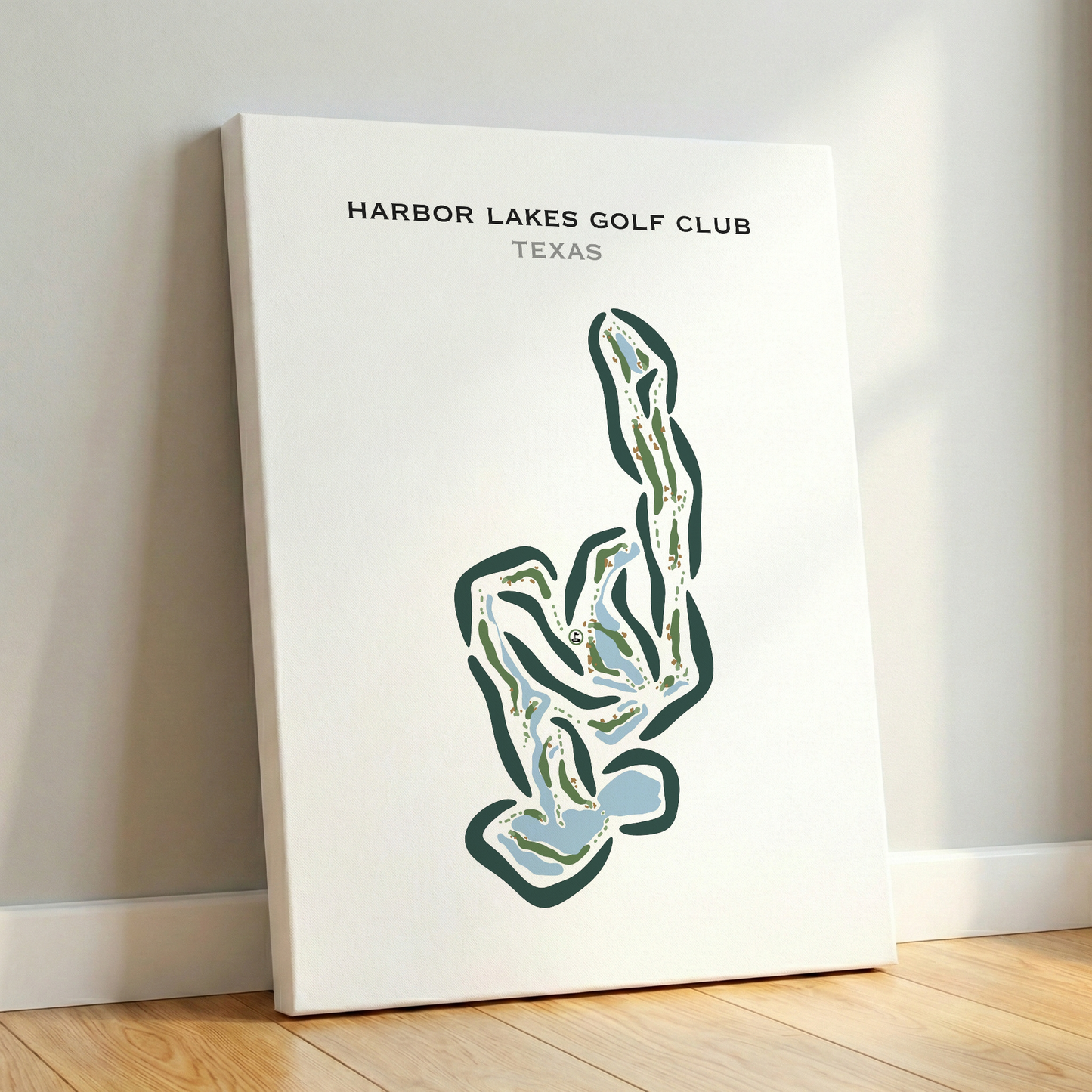 Harbor Lakes Golf Club, Texas - Printed Golf Courses