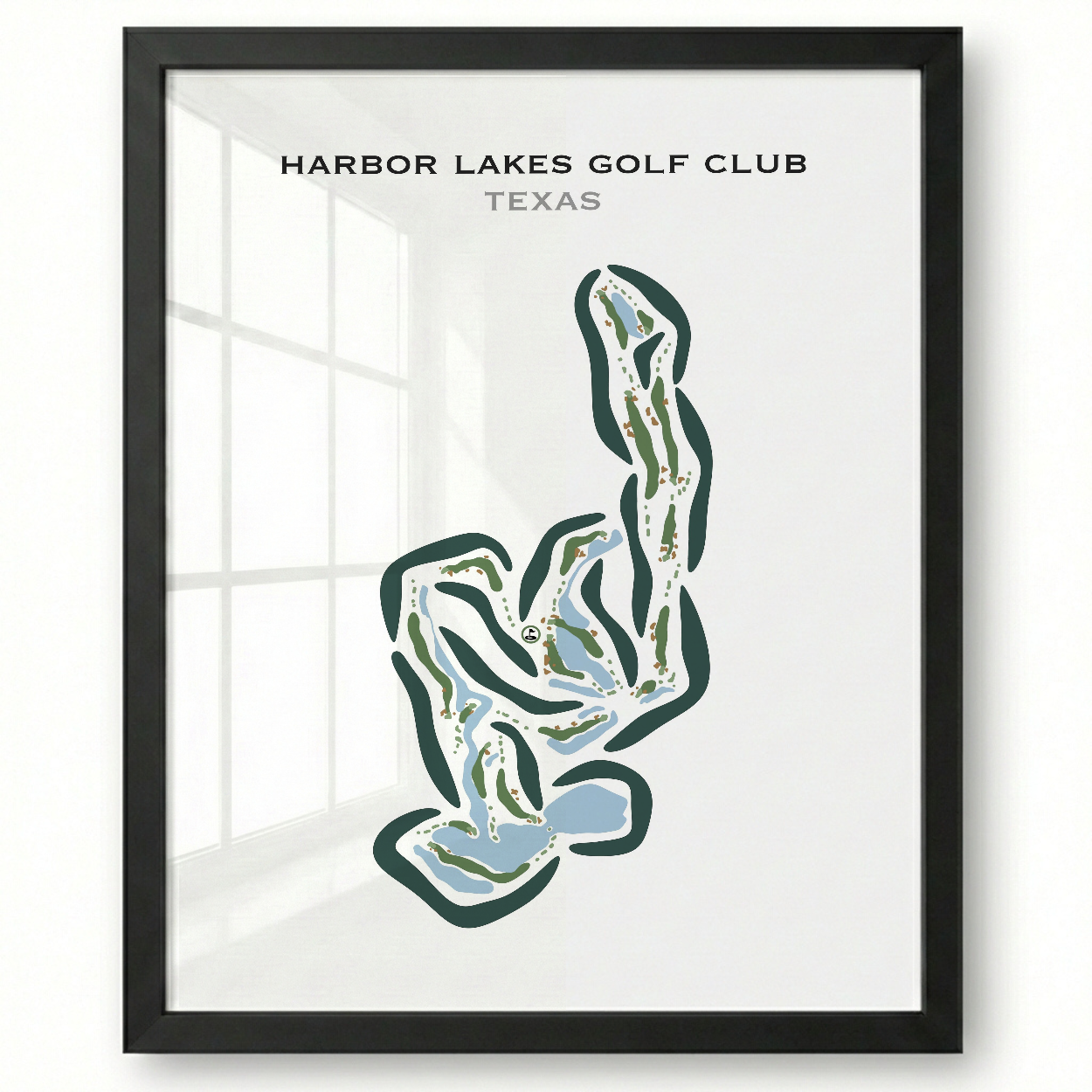 Harbor Lakes Golf Club, Texas - Printed Golf Courses