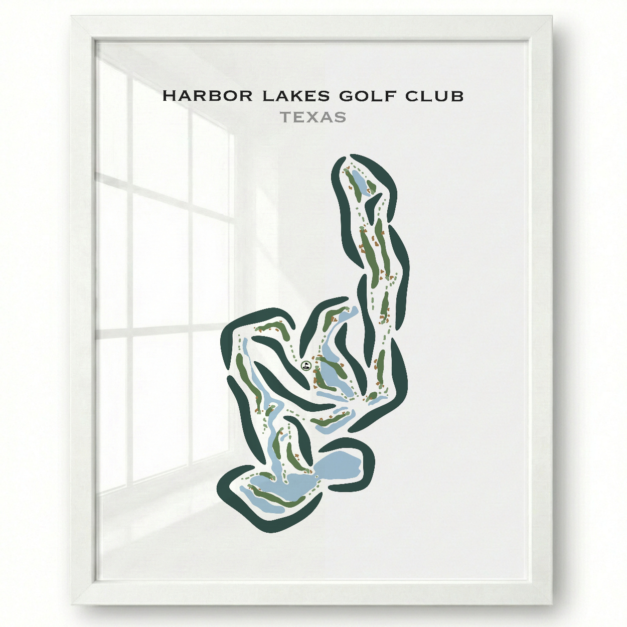 Harbor Lakes Golf Club, Texas - Printed Golf Courses
